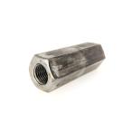鉄 高ナット (細目) M10 (太さ=10mm)×長さ=20mm <ピッチ:1.25> 【 バラ売り ： 2本入り 】