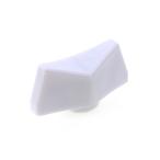 ナイロン(白) 蝶ナット [ねじ部：真鍮(低カドミ)] M5 (太さ=5mm)用　【 バラ売り ： 2個入り 】