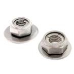 ステンレス 座金付Uナット M6 (太さ=6mm)用　【 バラ売り ： 2個入り 】