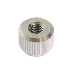 ステンレス ローレットナット M6 (太さ=6mm)用　【 バラ売り ： 2個入り 】
