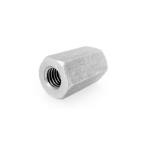 高強度の鉄[S45C] 高ナット (ウィット) W5/8 (太さ=5/8インチ)×長さ=30mm　【 バラ売り ： 1本入り 】