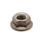 チタン フランジナット [セレート付] M3 (太さ=3mm)用　【 バラ売り ： 2個入り 】