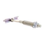 鉄/三価ホワイト ITハンガー (おねじ) ITL-10135M Ｍ１０(全長:135mm)　【 バラ売り ： 1本入り 】
