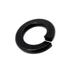 ステンレス(黒染め) スプリングワッシャー [2号] M3 (太さ=3mm)用　【 バラ売り ： 10個入り 】