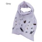 ストールスカーフ猫柄UV加工紫外線...
