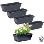  окно сторона посадочная машина 5 шт. прямоугольный посадочная машина pot box посадочная машина цветок окно осушение дыра . tray имеющий длина person популярный модный удобный чистый простой 
