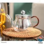  жаростойкий стекло стекло заварной чайник teapot Северная Европа посуда модный жаростойкий teapot стекло микроволновая печь соответствует симпатичный белый горячая вода цветок .. чай с цветком легкий в использовании рекомендация 