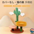 キャットタワー サボテン型 爪とぎポール ボール付き 省スペース 安定性抜群 猫用おもちゃ かわいい 快適 使いやすい お手入れ簡単 おすすめ 便利