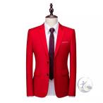  tailored jacket короткий мужской красный жакет красный жакет красный впечатление жизнь блейзер мужской жакет длинный рукав красный мужской 1 кнопка kajuru костюм 