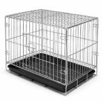  собака клетка 50×35×42cm складной мера небо поверхность открытый возможность сборка простой 1.7kg тонкий проект собака кошка для домашних животных простой клетка серебряный серебряный 