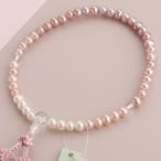≪特別価格≫数珠女性用約6ミリ淡水...