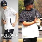 撥水ストレッチ切り替えペーズリー半袖モックネックプルオーバー《メンズゴルフ...