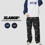 エクストララージ XLARGE ALLOVER LOGO DENIM PANTS デニムパンツ ジーパン ジーンズ メンズ [AA]