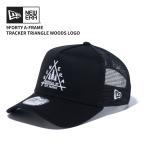 ショッピングニューエラ ニュー エラ NEW ERA 9FORTY A-Frame トラッカー Triangle Woods Logo ブラック メッシュ キャップ 帽子
