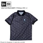 ショッピングドラえもん ニューエラ 半袖 ポロシャツ メンズ NEW ERA  ドラえもん パターン ブラック 黒 トップス メンズ 春 夏 S M L XL XXL 14520736
