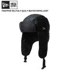 ショッピングニューエラ キャップ ニューエラ ダウンキャップ NEW ERA トラッパー Militaly Quilt Water Repellent ブラック アウトドア 帽子 秋 冬 14668871