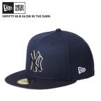 ニューエラ 蓄光 帽子 NEW ERA 59FIFTY MLB ニューヨーク・ヤンキース ネイビー 14745155
