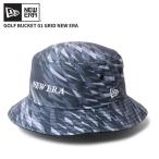 ニューエラ ゴルフ バケットハット バケハ レディース 帽子 バケット01 グリッド ブラック 14747182 ユニセックス