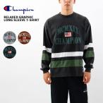 ショッピングチャンピオン tシャツ チャンピオン メンズ 長袖Tシャツ Champion リラックス グラフィック 長袖Tシャツ ヴィンテージ ロングTシャツ トップス C3-C411