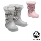 ショッピングcrocband クロックス CROCS クロックバンド ロッジポイント メタリック ブーツ ＧＳ crocband lodgepoint metallic boot GS  子供用 [BB]