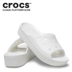 クロックス CROCS クラシック プラット フォーム スライド classic platform slide レディース サンダル 厚底 女性用