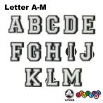 クロックス CROCS ジビッツ jibbitz レター A-M Letter A-M クロックス シューズアクセサリー アルファベットイニシャル [SKY] [小物]