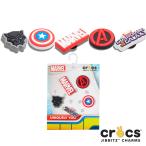 ショッピングジビッツ クロックス CROCS ジビッツ jibbitz マーベル 5個パック Marvel 5pk シューズアクセサリー アベンジャーズ キャプテンアメリカ ブラックパンサー 小物 [AA-2]