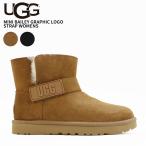 【並行輸入】アグ UGG ウィメンズ ミニ ベイリー グラフィック ロゴ ストラップ Women's Mini Bailey Graphic Logo Strap) ムートンブーツ レディース