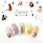 ショッピングネイルシール ネイルシール 色んな猫 星 キャット ネコシール 動物ネイル 動物シール 猫シール