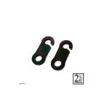 2%er универсальный указатель поворота крепление, опора M6 steel черный 2P