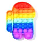 プッシュポップ ストレス解消 グッズ カラフル ディグダグ プッシュポップバブル ストレス発散 知育玩具 スクイーズ玩具