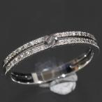  Gucci GUCCI Infinity кольцо половина diamond 9 номер Au750 K18WG белое золото D9922