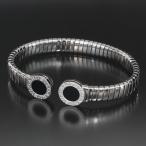  очень красивый товар BVLGARY BVLGARItubo газ браслет оникс 25.2g SS коробка E1645