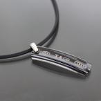  Tiffany 1837 колье titanium / серебряный 925 Black Raver 50cm E1917
