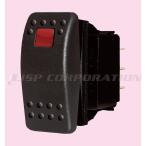 防水ロッカースイッチ レッドLED  OFF-ON DC12V/24V