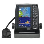 ショッピングPS ホンデックス PS-611CNII TD04A振動子セット GPSアンテナ内蔵 5型ワイド GPS 魚探 100W 200kHz 魚群探知機