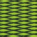 HYDRO-TURF(ハイドロターフ) ツートン汎用トラクションマット（テープ付き） カットダイヤ LIME GREEN/BLACK