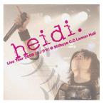 【送料無料】[CD]/heidi./Live Tour 2009 [パノラマ]＠Shibuya C.C.Lemon Hall [CD+DVD]