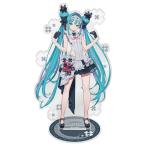 [ бесплатная доставка ]2026/11 продажа [ товары ]/ Hatsune Miku рейсинг Miku 2026 Cafe Ver. очень большой акрил подставка [ Caravan ]