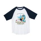 ショッピングミク 2026/03発売 [グッズ]/初音ミク ANGEL BLUE コラボ 描き下ろし 初音ミク Art by 甘春わすれ ラグランTシャツ Ver. B ユニセックス / XL【アルマビアンカ