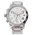 ショッピングnixon 《新品未使用》ニクソン NIXON 腕時計 クロノグラフ A083-488 シルバー ホワイト