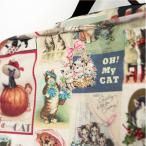 【お取り寄せ】( リネン ) VH-DTP ヴィンテージキャット Ver.3 | 【 商用利用可 】【 手芸 布 生地 手作り 猫 ネコ柄 通販 】