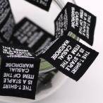 ( этикетка ) THE T-SHIRT черный хлопок этикетка | 2 шт [ коммерческий использование возможно ]