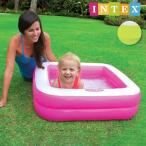 インテックス ビニールプール INTEX プレイボックスプール U-5066 57100NP 小型プール 85×85×23cm