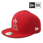 ニューエラ 帽子 キャップ NEWERA ON-FIELD 59FIFTY Los Angeles Angels GAME Red オーセンティック ロサンゼルスエンジェルス 大谷翔平 MLB メジャーリーグ