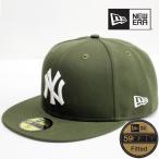 ニューエラ 帽子 キャップ NEWERA OLIVE BASIC 59FIFTYFITTED 11941965 New York Yankees ニューヨーク ヤンキース メジャーリーグ イチロー 松井秀喜 田中将大