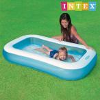 インテックス ビニールプール INTEX レクタングラーベビープール U-57403 ベビープール 166×100×25cm
