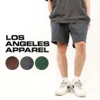 ロサンゼルス アパレル スウェットショートパンツ LOS ANGELES APPAREL 14OZ. HEAVY FLEECE GARMENT DYE MID-LENGTH SHORT HF-02GD 14オンス 短パン MADE IN USA