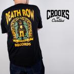 クルックス アンド キャッスルズ Tシャツ CROOKS & CASTLES DEATH ROW RECORDS 420 CHAIR ORNAMENT LOGO TEE 3DR01737 Black デスロウ チェア オーナメント