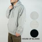 ハウスオブブランクス プルオーバーパーカー HOUSE OF BLANKS PULLOVER HOODED SWEATSHIRT フーディー スウェット Black ブラック Heather Grey Heather Oatmeal